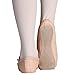 Stelle Ballet Shoes for Girls Toddler Genuine Leather Ballet Dance Slippers for Toddler/Little/Big Kids/Boys(6MT,Ballet Pink,with Tie)