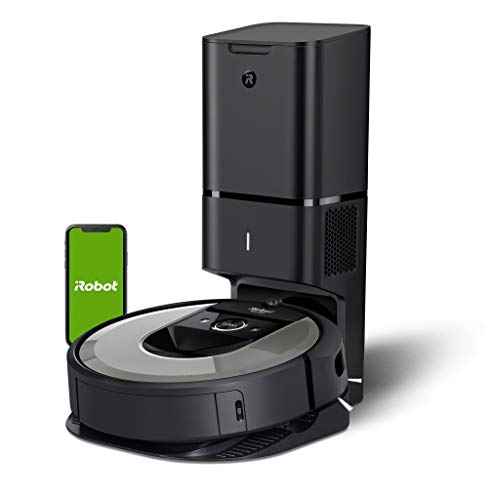 iRobot Roomba i7+ (i7556) WiFi Connected Robot Vacuum with Automatic Dirt Disposal and Power-Lifting Suction and Dual Multi-Surface Rubber Brushes – Ideal for Pets – Learns, Maps, and Adapts to Home
