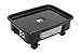 Antetok 12″X8.85″ Plant Caddy Rectangle Plant Dolly Trolley Saucer Moving Tray Pallet with Wheels and a Water Container Blackthumb 2