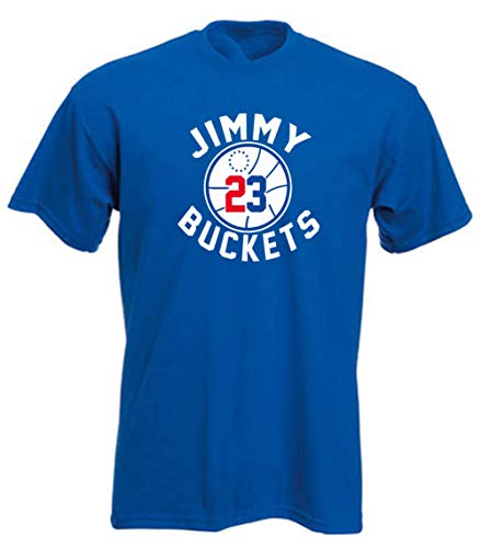 The Tune Guys Blue Philadelphia Jimmy Buckets Logo T-Shirt Adult