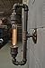 West Ninth Vintage Iron Pipe Wall Sconce Industrial Oval Light