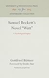 Samuel Beckett's Novel 