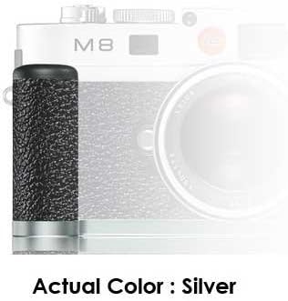 Leica M8.2 Handgrip Silver With Vulkanit Leather
