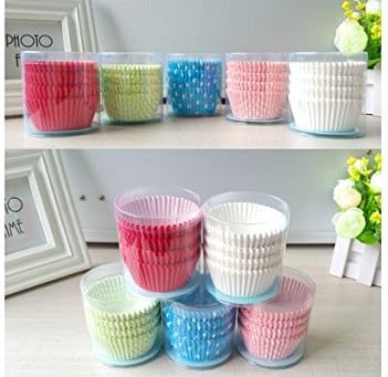 Maxeon 100 Pcs Greaseproof Paper Cake Cups Liners Muffin Cake Cupcake Cases Fashion Baking Accessory