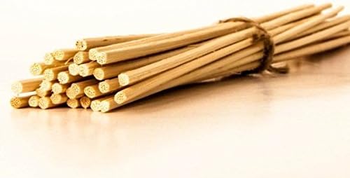 100 Pcs Essential Oil Rattan Diffuser Reed Sticks 15 Inches