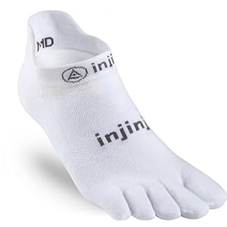 Injinji Men's Run Original Weight No Show Toe Socks - Buy these socks and wave goodbye to blisters or chafing