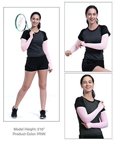 Newbyinn UV Sun Protection Cooling Arm Sleeves for Men Women, Cooler Protective Sleeves to Cover Arms