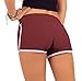 HOT FROM HOLLYWOOD Women's Elastic Waist White Outline Active Lounge Shorts
