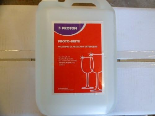 PROTON PROTO CABINET GLASS WASH DETERGENT 1 X 5LTR by Sports Trophy