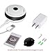 360 Degree Panoramic Camera WiFi Indoor IP Camera Fisheye Infrared Camera with Night Vision 2-Way-Audio for Kids & Pets Home Security Camera System with iOS/Android App for Large Area Monitoring