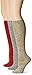 K. Bell Women's Spacedye Knee High Sock, Multi, 9 to 11