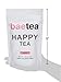 Baetea Happy Tea: Natural Pick-Me-Up, 25 Servings, with Hibiscus, Rose Hips, and Peppermint. Ultimate Way to Revitalize The Mind and Body