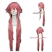 80cm Long Pink Anime Cosplay Wigs