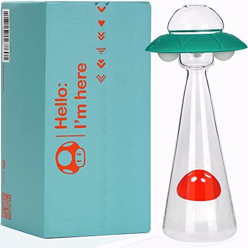 UFO & Mushroom Design Portable Water Bottle