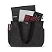 SMRITI Large Canvas Tote Bags for School Work Travel and Shopping (Large, 2 Black)