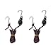 AA Products Ratchet Kayak and Canoe Bow and Stern Tie Down Straps Adjustable Rope Hanger (1/4