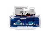 1:64 HITCH & TOW V-DUB 1948 VW BEETLE & TEARDROP TRAILER BLUE ( NEW TOOLING ) 51035-A BY GREENLIGHT