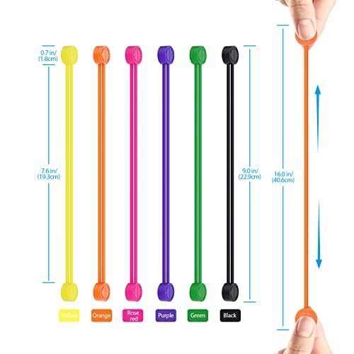 Cable Ties Silicone 9 Inch Reusable Twist Ties for