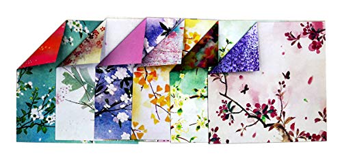 Origami Paper Colorful Constellation 50 Sheets Premium Quality for Arts and Crafts (6x6inch) ... (Flower) - Thumbnail 2