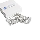 Sparkles Make It Special 720-pcs 2 Inch Diamond Crystal Head End Wedding Corsage Boutonniere Flower Floral Bouquet Pins - Clear