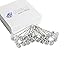 Sparkles Make It Special 144-pcs 2 Inch Diamond Crystal Head End Wedding Corsage Boutonniere Flower Floral Bouquet Pins - Clear