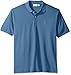 Lacoste Men's Short Sleeve Classic Fit Chine Pique Polo, Horizon Blue Chine, 5