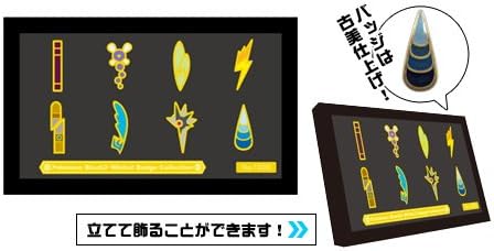 Pokémon B2W2 Black & White Version 2 Badge Collection Complete Set Toy