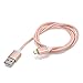 2.4 A Micro USB Charging Cable Magnetic Adapter Charger for Samsung Android LG (Rose Gold)