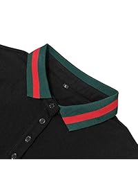 ZHIJINGBIANWEI - Polo de manga corta para mujer, diseño de bordado