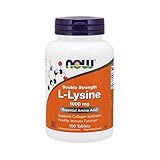 NOW Foods L-Lysine 1000mg, 100 Tablets