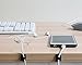 AGPTEK 50 Pieces Self Adhesive Cable Organizers, 25PCS Adjustable Multipurpose Cable Ties and 25PCS Cable Clips for Cord Management, Black