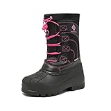 DREAM PAIRS Big Kid Knorth Black Fuchsia Isulated