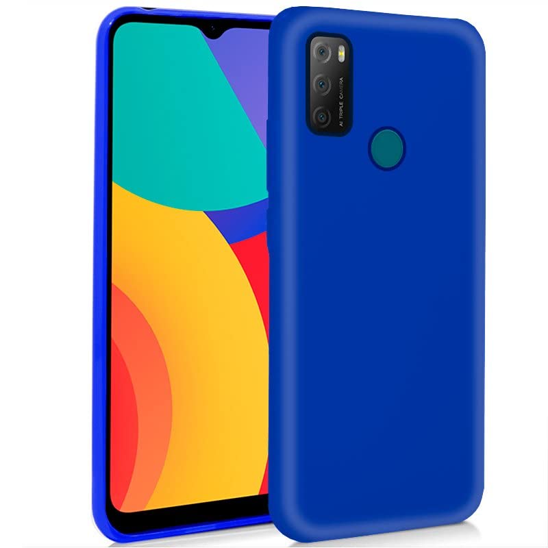 Cool Silicone Case for Alcatel 1S (2021) / 3L (2021) (Blue)