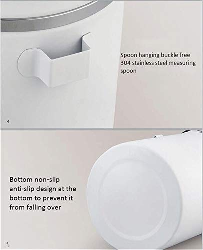 GAONAN Edelstahl-versiegelter Tank, Kaffeebohnen, Kaffeepulverspeicher, einseitiges Auslassventil, CO2-Release-Ventil… – Bild 8