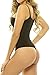 ToBeInStyle Women's High Compression Shapewear Thong Bodysuit - Black - S/M