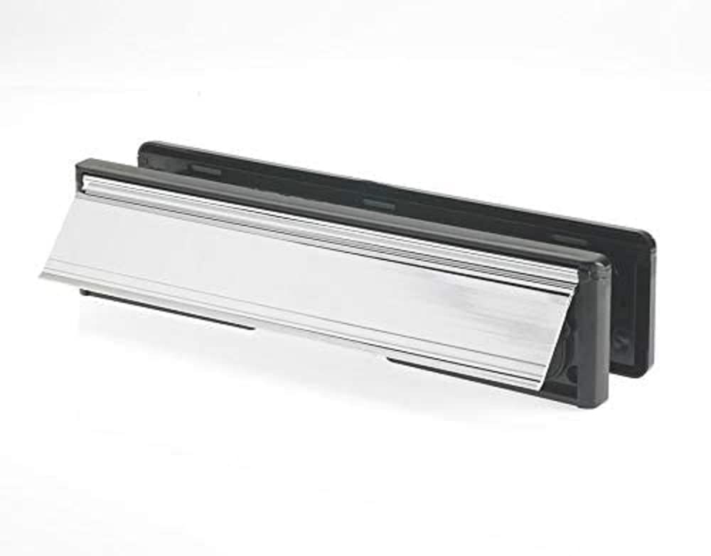 Yale YLP44-06/01-B Silver 305 mm (12") 40/80 Letter Plate for 38-78 mm Thick Door