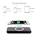 Qi Wireless Power Bank Cloele High Capacity 12000 Mah Portable Wireless Charger Pad External Battery Packs 2 in 1 with Dual Fast Charging Port for iPhone XS iPhone Max Galaxy Note 8 S8 S9 and More
