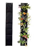 7 Pocket Vertical Garden Hanging Planter By Ambitious Walnut. 5 Ft Long. Eco-friendly and a Great Gift for Gardeners From Aspiring to Experienced. Satisfaction Guaranteed