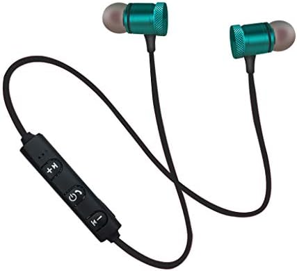 Bluetooth Headphones, Wireless Sports Earbuds with Microphone HiFi Stereo Earphones with Deep Bass Sweatproof Headset IPX6 for Running Workout Driving Gym
