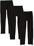 Limited Too Big Girls' 3 Piece Lycra Jersey Legging, Black/Black/Black, 7/8