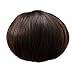 CAISHA Bun Hair Piece Braid Ponytail Bun Hepburn Bun Scrunchie Updos Dark Brown HD1