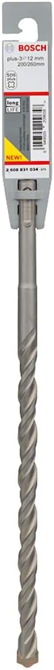 Bosch SDS Plus-3 Hammer Drill Bit 12 mm x 200 x 260 mm