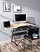 Kealive Drafting Table Height Adjustable Drawing Desk Tiltable Tabletop and Thick Padding Stool, Art Desk Storage Table 2 Drawers Side Board Reading, Writing, Drawing Art Craft Work Station