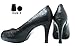 Flash on Heels Heel Replacements or Protectors - 4 Pairs - Black - 4 Sizes
