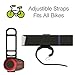 Bike Light– Rechargeable Powerful Super Bright (400 Lumen) Front Bicycle LED Flashlight / Headlight + Back Taillight – Water Resistant Torch for Night Bike Riding, Mountain Biking, Cycling – Universal