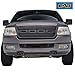 EAG Front Replacement Grille Upper Full Black Grill Fit for 04-08 Ford F-150