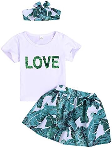 DaySeventh Toddler Girls Cute Outfit Clothes Elephant Print T-Shirt Tops+Skirt 1Set