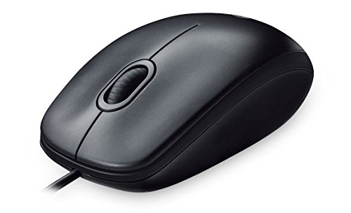 Logitech M100R Wired Usb Mouse Dark Black