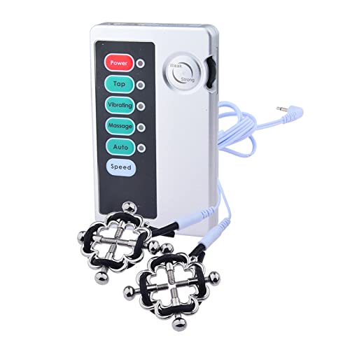 Electric Shock Nipple Clamps, Adjustable Current Level Electric Nipple  Clamps, Non Piercing Nipple Jewelry, Pleasure Toy for Adults Role Play Game  (White) in Kenya | Whizz