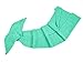 LAGHCAT Mermaid Tail Blanket Crochet Mermaid Blanket for Adult, Soft All Seasons Snuggle Mermaid Sleeping Bag Blankets, Classic Pattern, (71